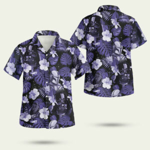 Star wars black darth vader hawaiian shirt