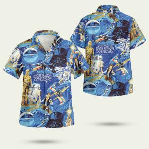 Star wars classic disney hawaiian shirt