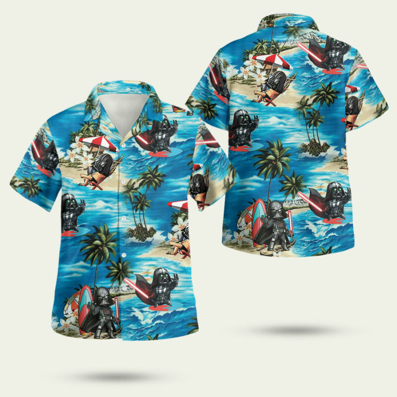 Star Wars Darth Vader Chibi Hawaiian Shirt Lenful