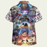 Star wars the power of the dark side unisex hawaiian shirt back side