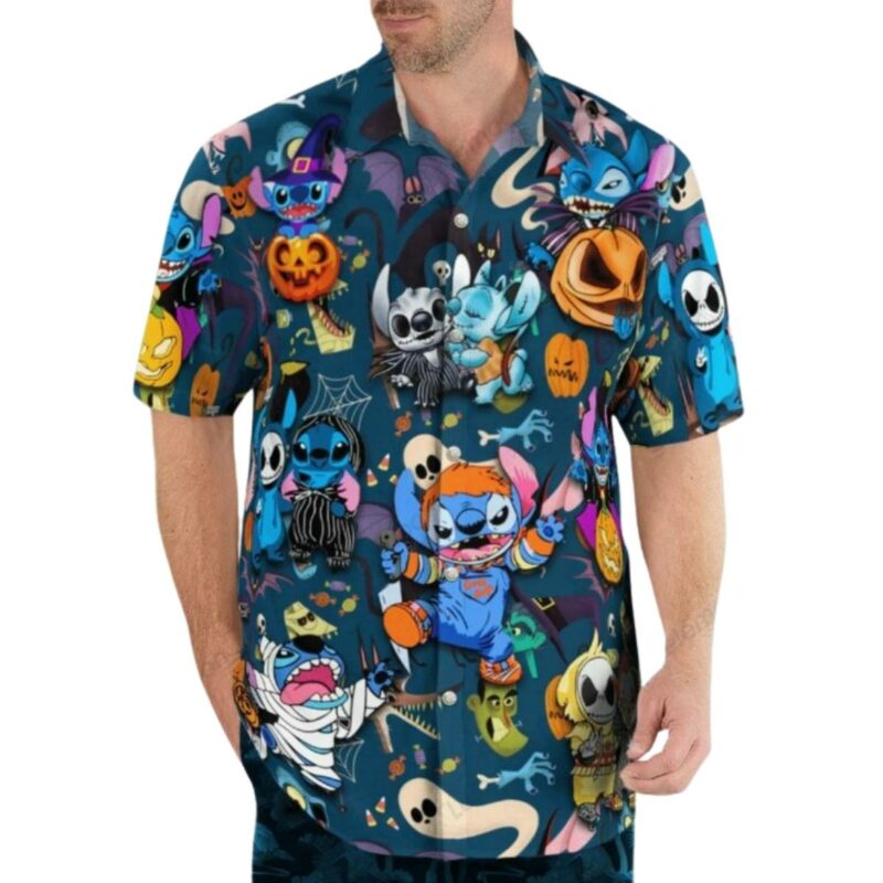 Stitch Honor Halloween Hawaiian Shirt
