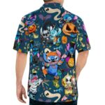 Stitch Honor Halloween Hawaiian Shirt Back