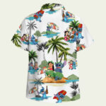 Stitch and lilo summer time hawaiian shirt back 1