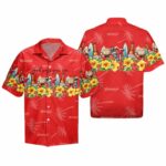 Summer Budweiser Beer Red God Says You ArevHawaiian Shirt