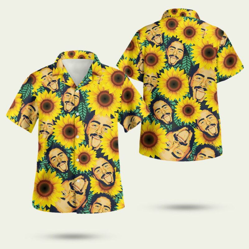 Sunflower Post Malone Hawaiian Shirt