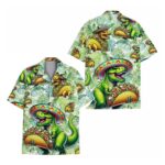 Taco T rex Dinosaur Hawaiian Shirt
