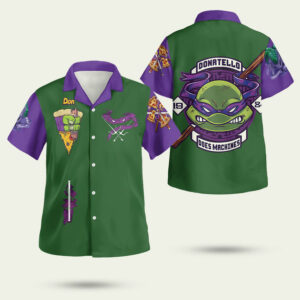 Teenage mutant ninja turtles donatello hawaiian shirt