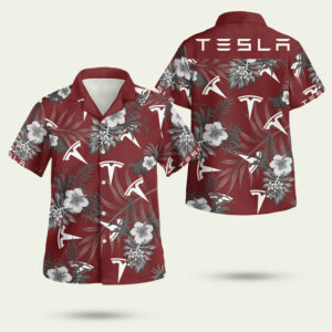 Tesla summer hawaiian shirt