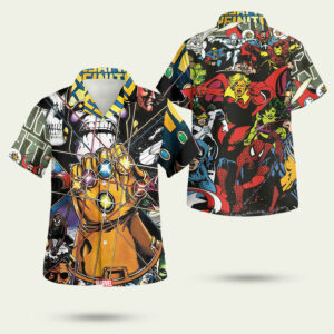 Thanos in infinity gauntlet hawaiian shirt