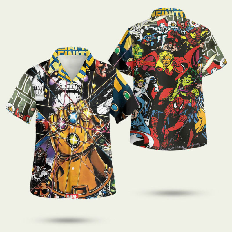 Thanos In Infinity Gauntlet Hawaiian Shirt