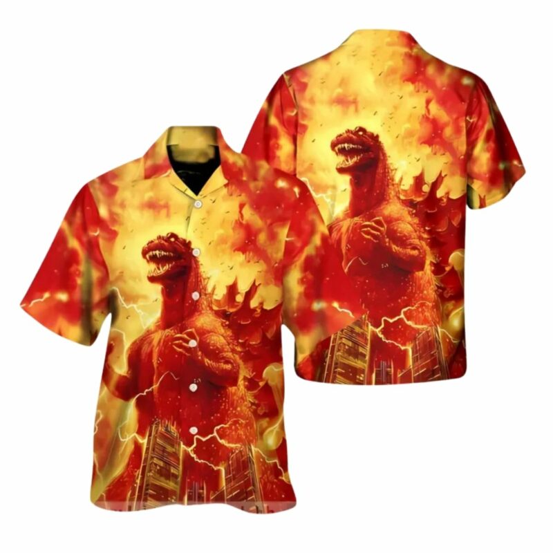 The Godzilla Character Hawaiian Shirt