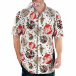 The Grinch Christmas Ball Hawaiian Shirt Front
