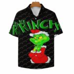 The Grinch Santa Funny Hawaiian Shirt