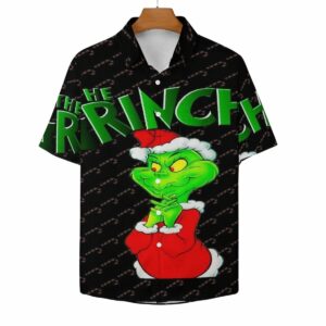 The Grinch Santa Funny Hawaiian Shirt