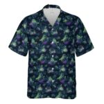 The Real Ghostbusters Slimer Classics Retro Hawaiian Shirt Front