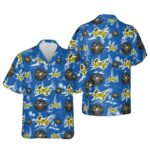 The US Marine Corps 6th Air Naval Gunfire Liaison Company 6th Anglico Hawaiian Shirt