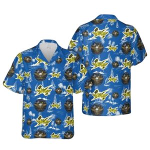 The US Marine Corps 6th Air Naval Gunfire Liaison Company 6th Anglico Hawaiian Shirt
