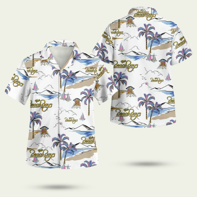 The Beach Boys Rock Band Hawaiian Shirt