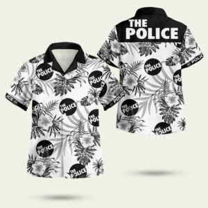 The police rock band hawaiian shirt