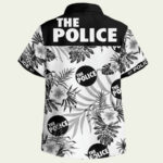 The police rock band hawaiian shirt back side