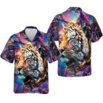 Tiger Colorful Hawaiian Shirt