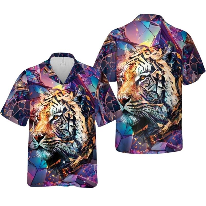 Tiger Colorful Hawaiian Shirt