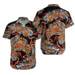 Tiger Japanese Aloha Beach Hawaiian Shirt