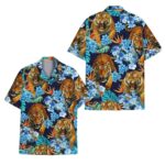 Tiger Japanese Aloha Beach Tropical Hawaiian Shirt