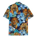 Tiger Japanese Aloha Beach Tropical Hawaiian Shirt Back