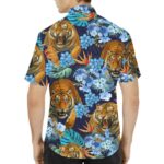Tiger Japanese Aloha Beach Tropical Hawaiian Shirt Back1