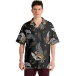 Tiger Palm Leaves Hawaiian Shirt Front