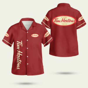 Tim hortons coffee hawaiian shirt