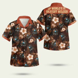 Tlab welder worlds okayest hawaiian shirt