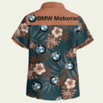 Tlmus bmw motorrad ii hawaiian shirt back side