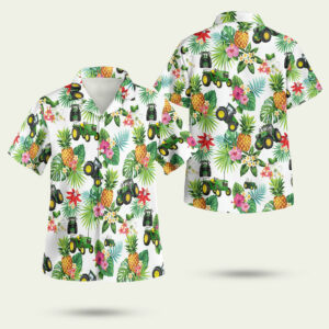 Tractor lovers hawaiian shirt