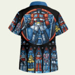Transformers summer hawaiian shirt back side