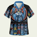 Transformers summer hawaiian shirt front side