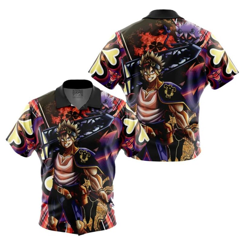 Trippy Asta Black Clover Hawaiian Shirt
