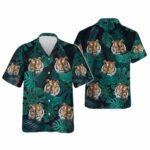 Tropical Tiger Hawaiian Shirt