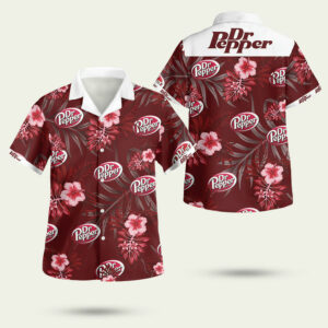 Tropical dr pepper hawaiian shirt