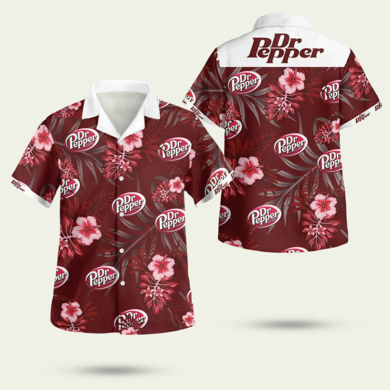 Tropical Dr Pepper Hawaiian Shirt