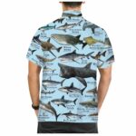 Types Of Sharks Hawaiian Shirt Back