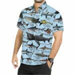 Types Of Sharks Hawaiian Shirt Front