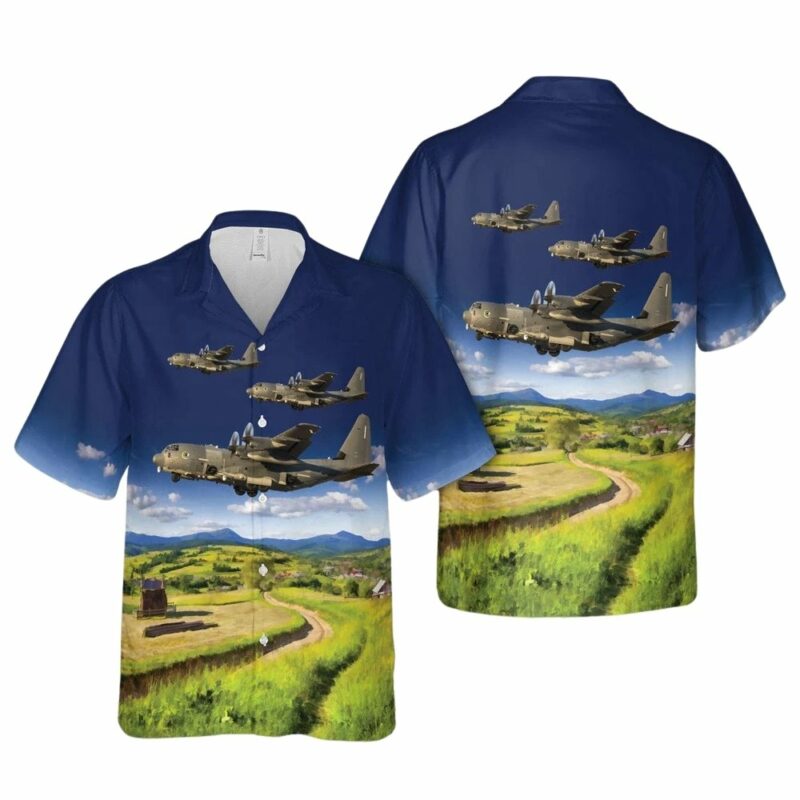 Us Air Force Lockheed Martin Ac 130J Ghostrider L 382100 Hawaiian Shirt