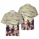US Air Force McDonnell F 101 Voodoo Hawaiian Shirt