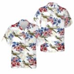 US Army Beechcraft C 12 Huron aircraft Hawaiian Shirt
