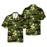 US Marine Corps M103A2 Junkyard Dog 1970 Hawaiian Shirt