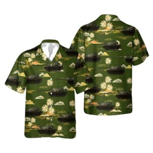 US Marine Corps M103A2 Junkyard Dog 1970 Hawaiian Shirt