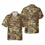 US Marine Corps M1A1 Abrams tank from the 13th MEU Hawaiian Shirt