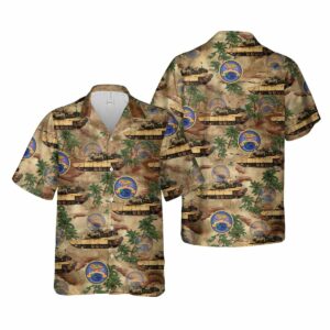 US Marine Corps M1A1 Abrams tank from the 13th MEU Hawaiian Shirt